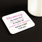 Gifts For Mummy MUMMY COASTER Mummy Birthday Gift From Daughter