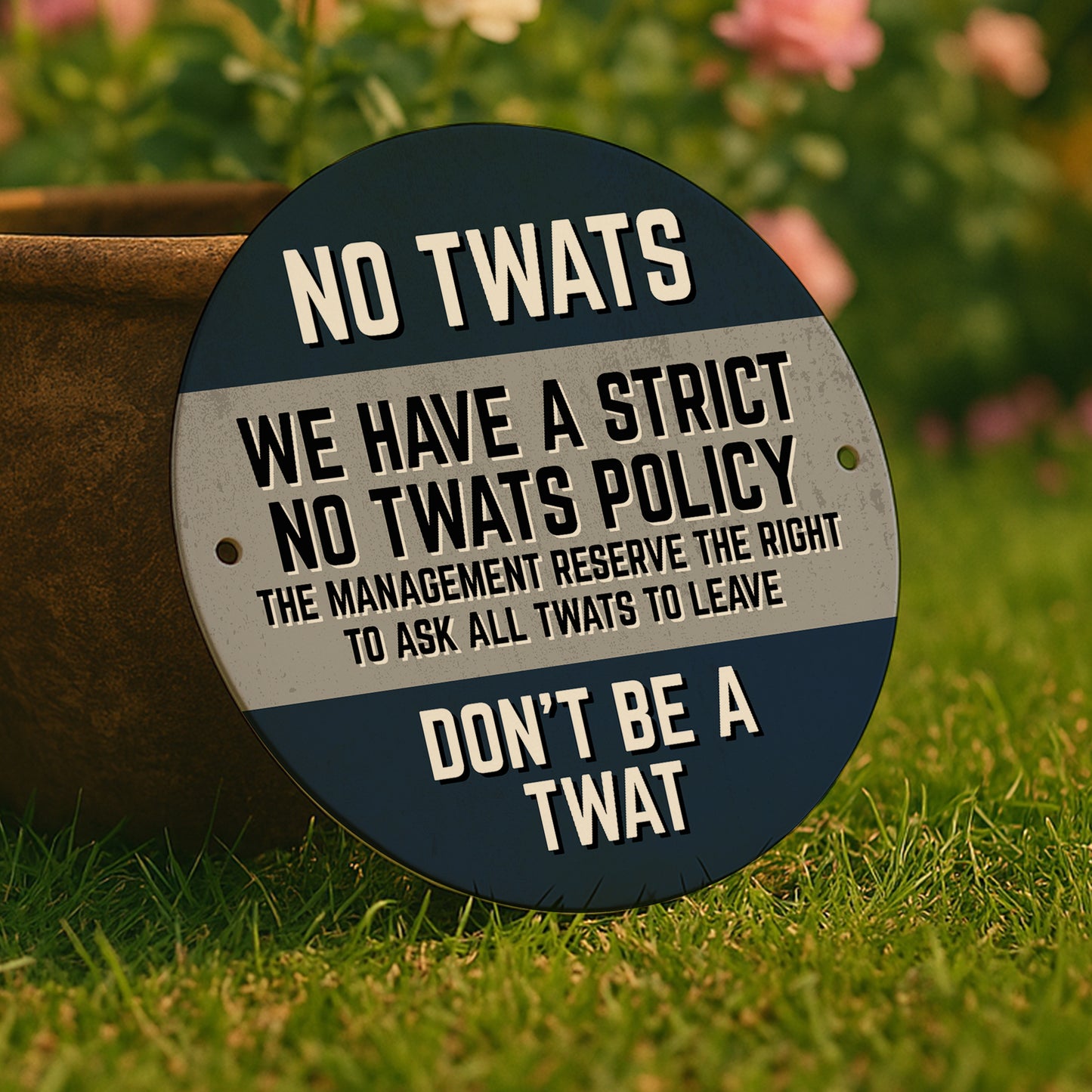 Rude Bar Sign For Home Bar Wall Mounted Sign For Man Cave Garage