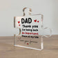 Gifts for Dad Fathers Day Puzzle Plaque Gift for Him Dad Gifts