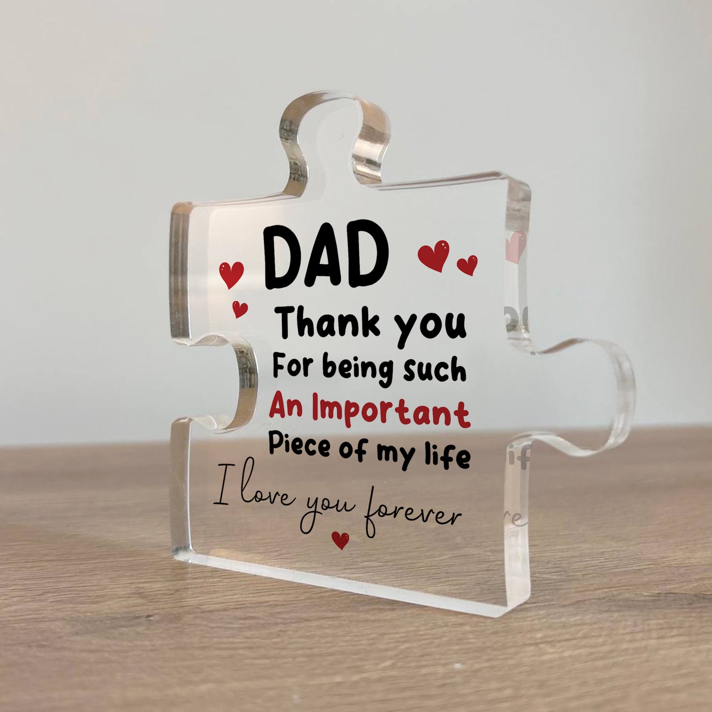 Gifts for Dad Fathers Day Puzzle Plaque Gift for Him Dad Gifts