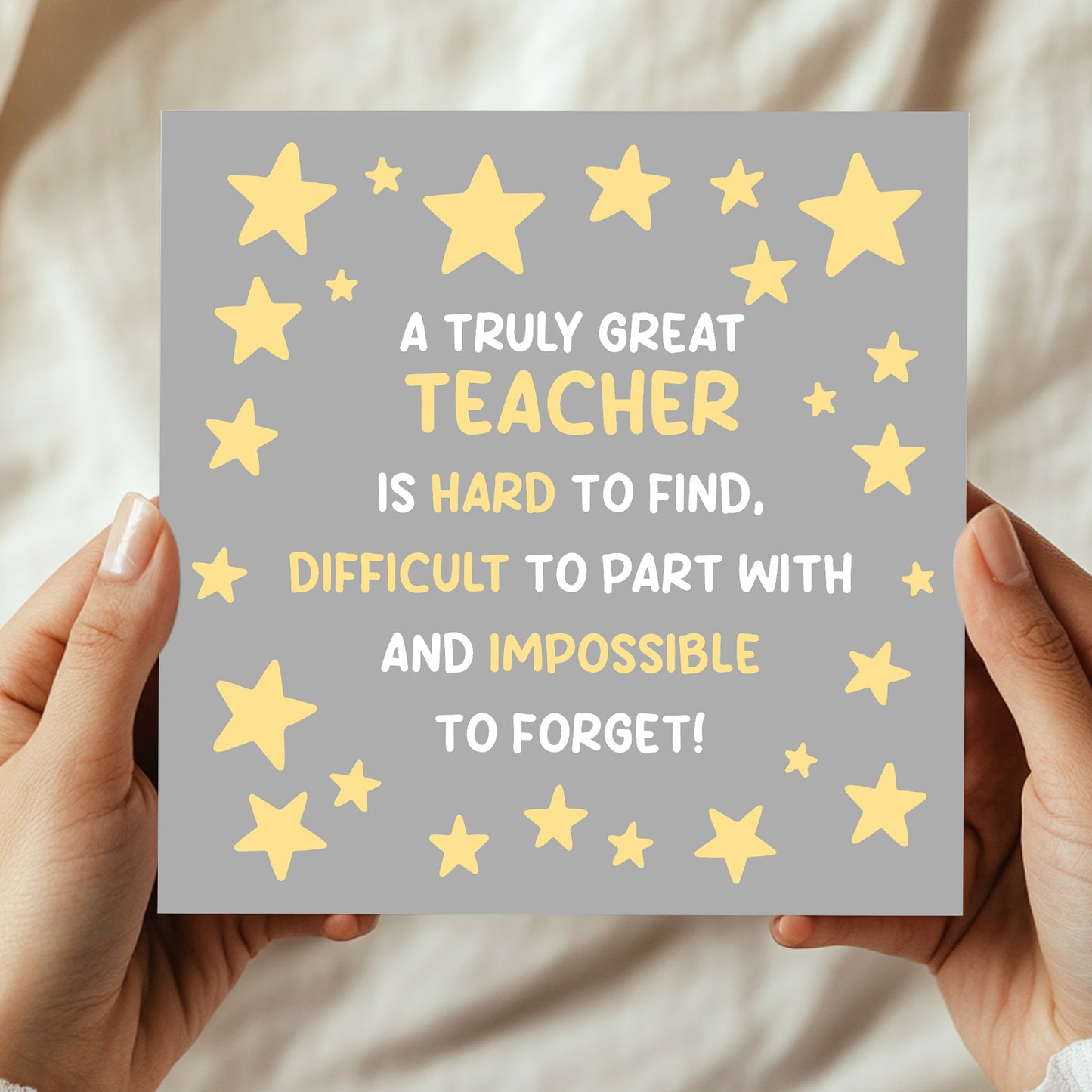 Great Teacher Thank You Cards Leaving School Nursery End of Term