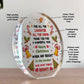 Christmas Gift For Teacher Acrylic Plaque Teaching Assistant