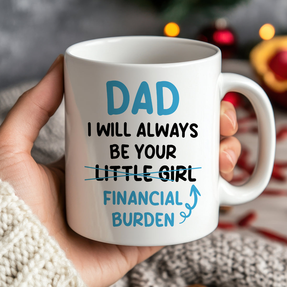 Funny Dad Mug Gift From Daughter Novelty Father's Day Gifts