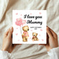 Mummy Mothers Day Card, Mothers Day Card For Mummy, Mummy Card