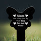 Mum Memorial Plaques For Graves Acrylic Grave Marker Garden Sign