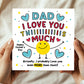 Fathers Day Card For Dad Happy Father's Day Card For Dad