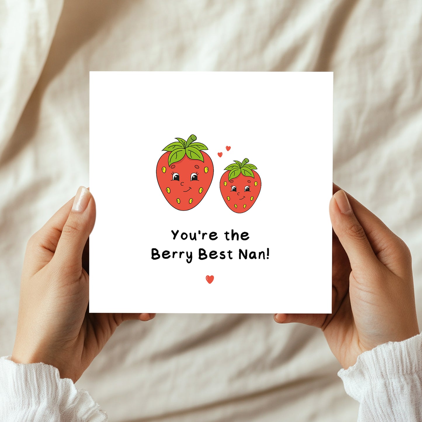 You Are The Berry Best Mum Strawberry Card Mothers Day Card