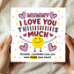 Card For Best Mummy I Love You This Much Mummy Birthday Card