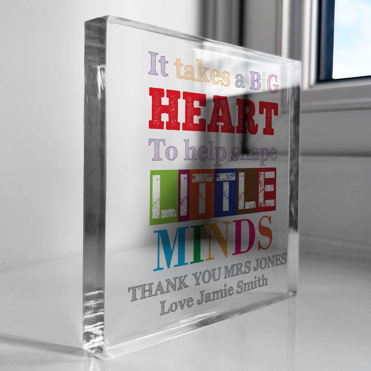 Thank You Gift For Teacher Big Heart To Shape Little Minds