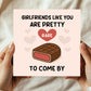 Funny Card For Girlfriend Anniversary Valentines Cards Birthday