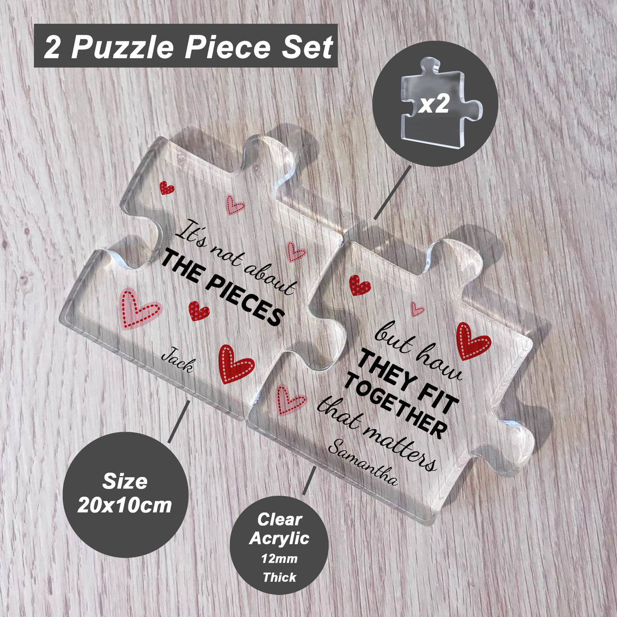 Love Acrylic Plaque Boyfriend Gifts for Him Husband Gifts