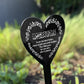 Muslim Islamic Memorial Plaque For Father Acrylic Heart Memorial