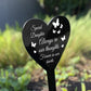 Daughter Memorial Stake Graveside Marker Garden Memorial Gifts