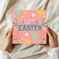 Easter Card, Pink Easter Card, Card For Easter, Easter Wishes