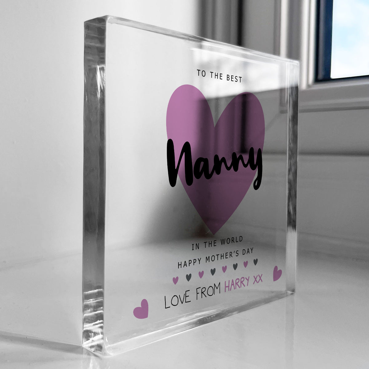 Mothers Day Gift From Granddaughter Grandson Best Nanny Gift