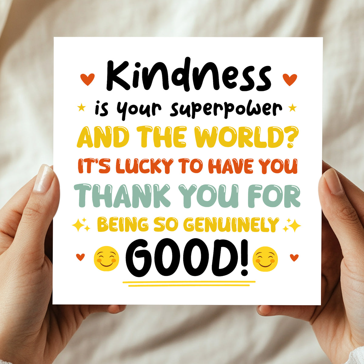 Thank You Card For Best Friend Colleague Volunteer Friend
