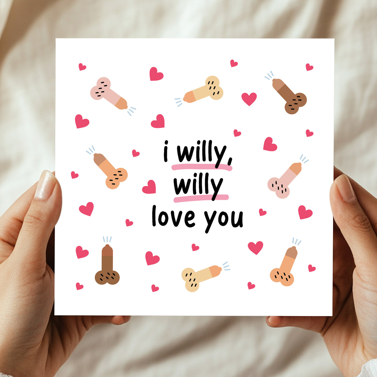 Funny Rude Anniversary Card For Wife Girlfriend Kraft Envelope
