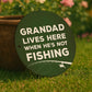 Fishing Gift Hanging Fishing Sign For Man Cave Garage Funny Gift