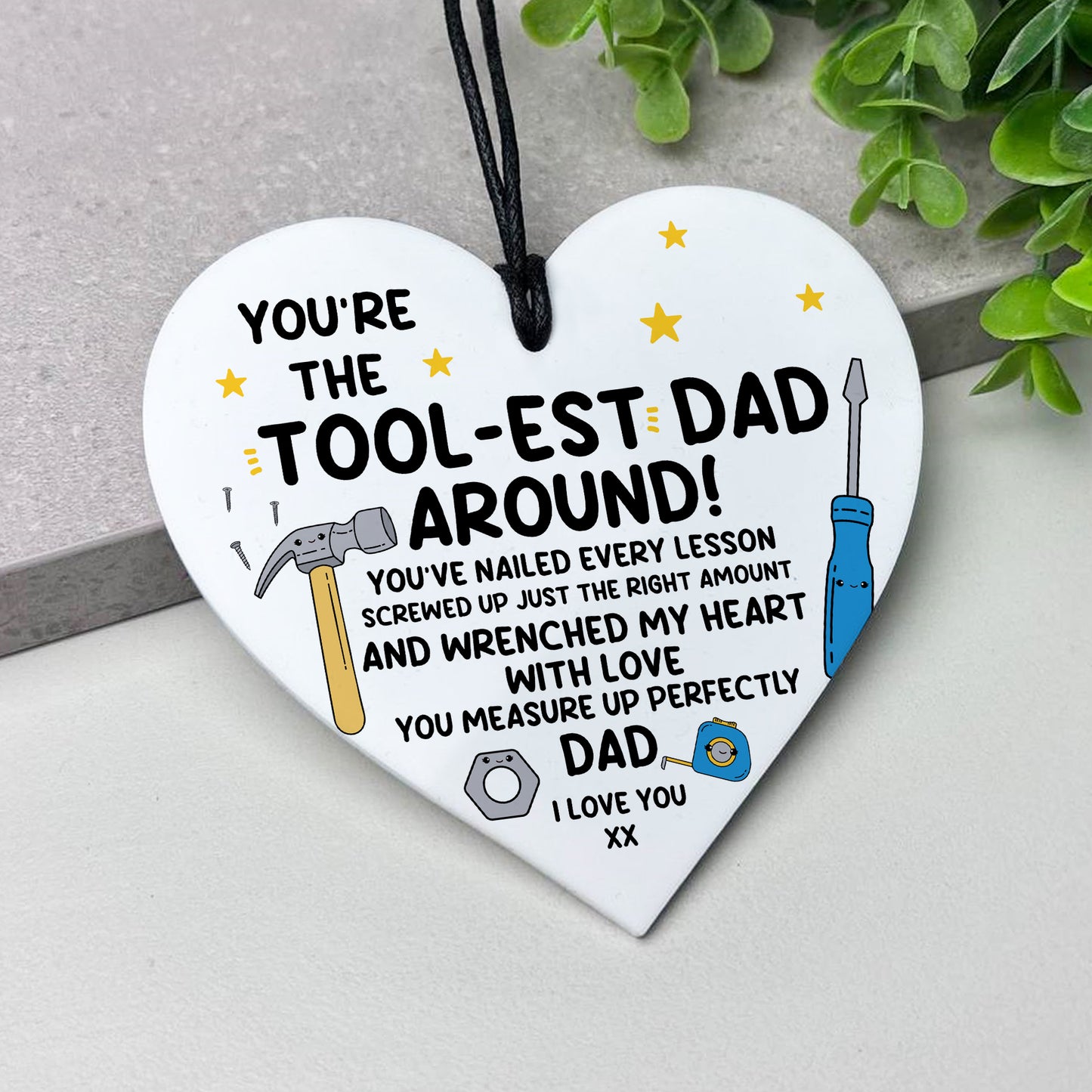 You Are The Toolest Dad Gift For Birthday Fathers Day Heart