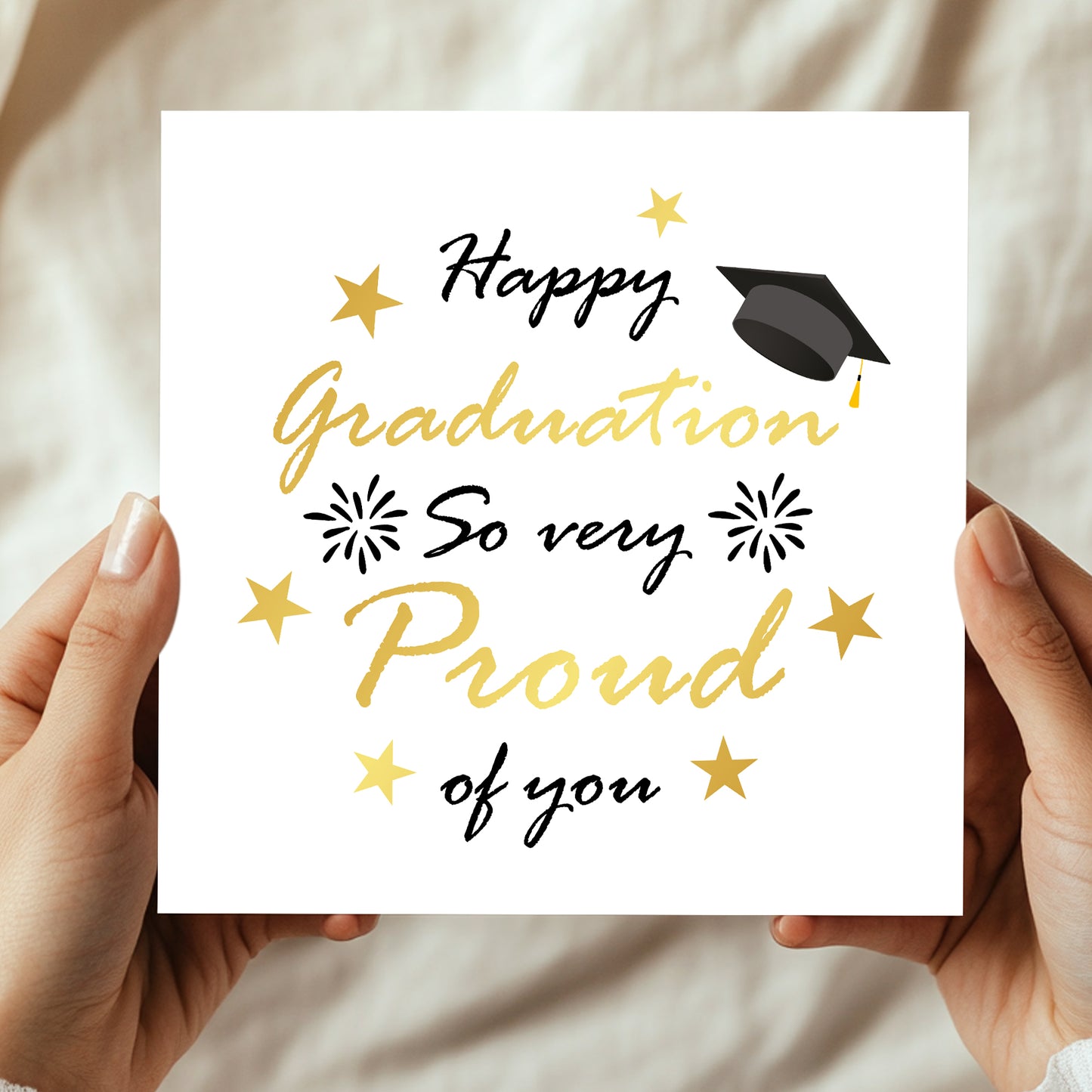 Happy Graduation Card For Daughter Son Proud Of You Card
