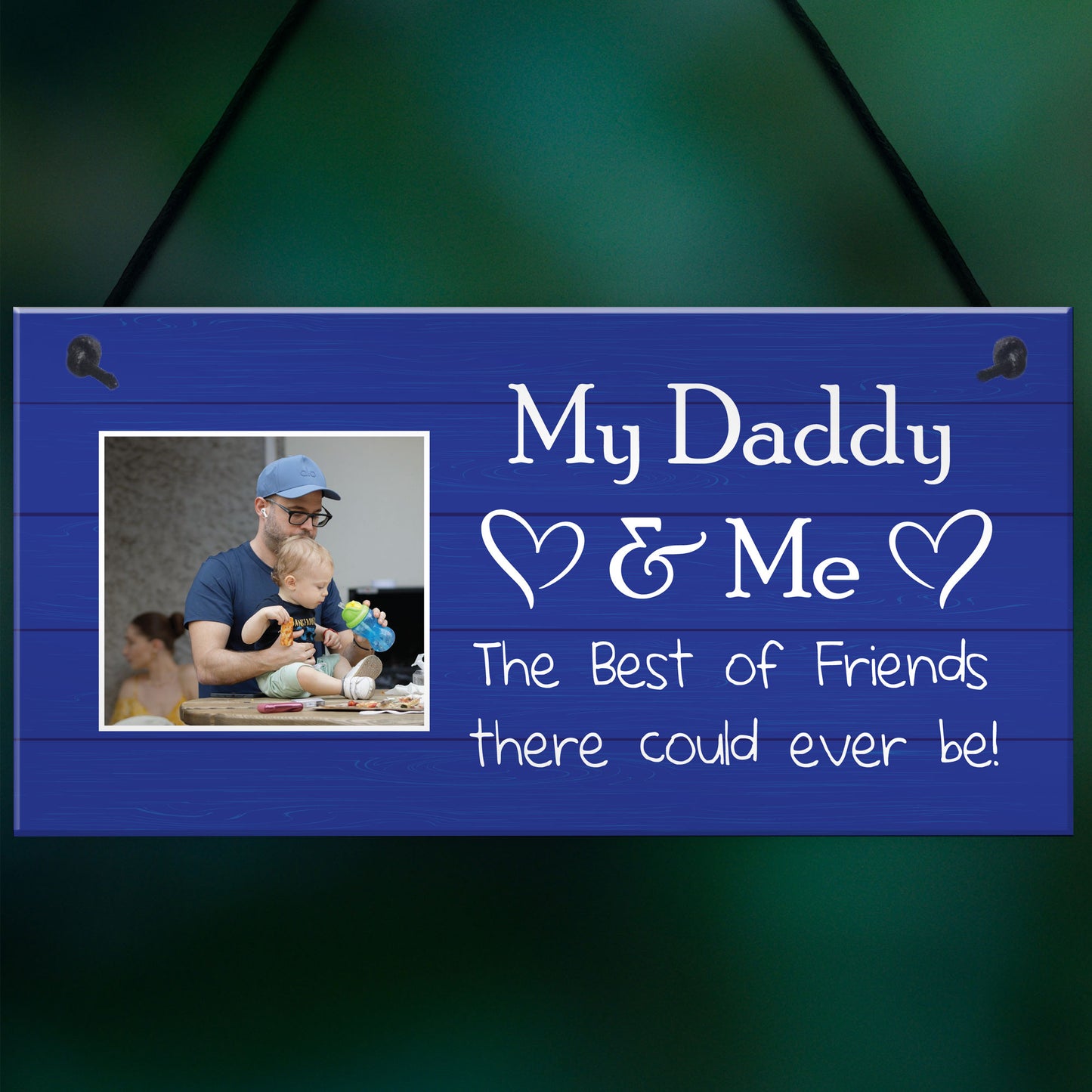 My Daddy And Me Plaque Gift For Daddy For Birthday Christmas