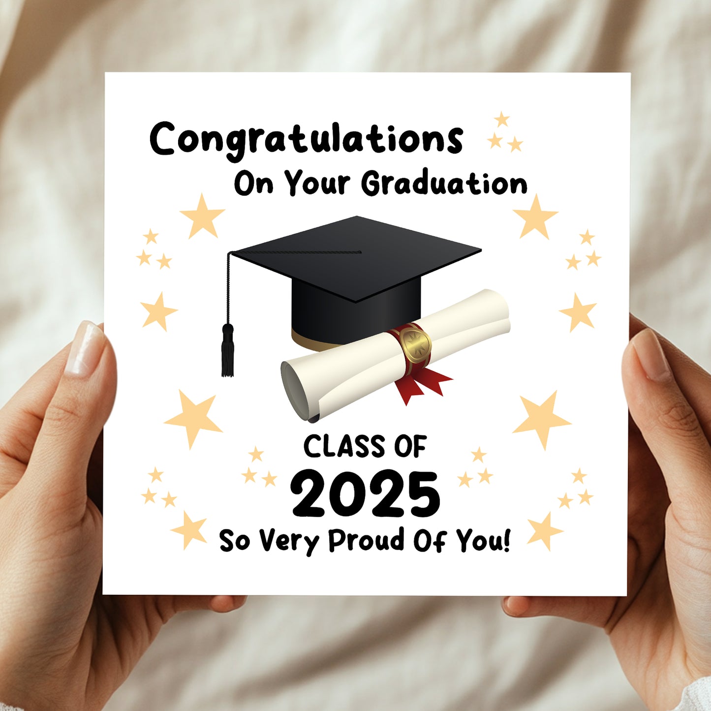 Personalised Graduation Card For Daughter Son Proud Of You Card