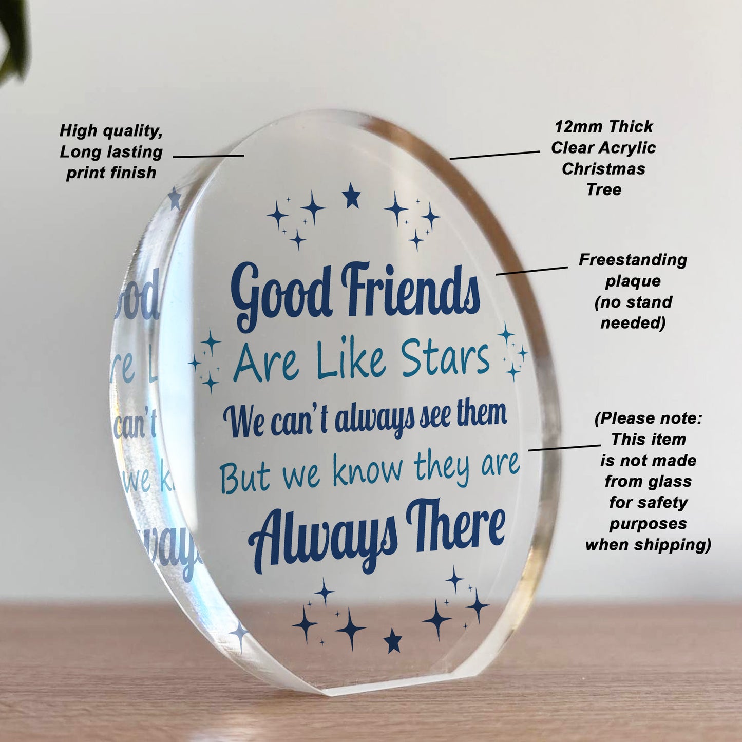 Good Friends Are Like Stars Gift For Best Friend Friendship Gift