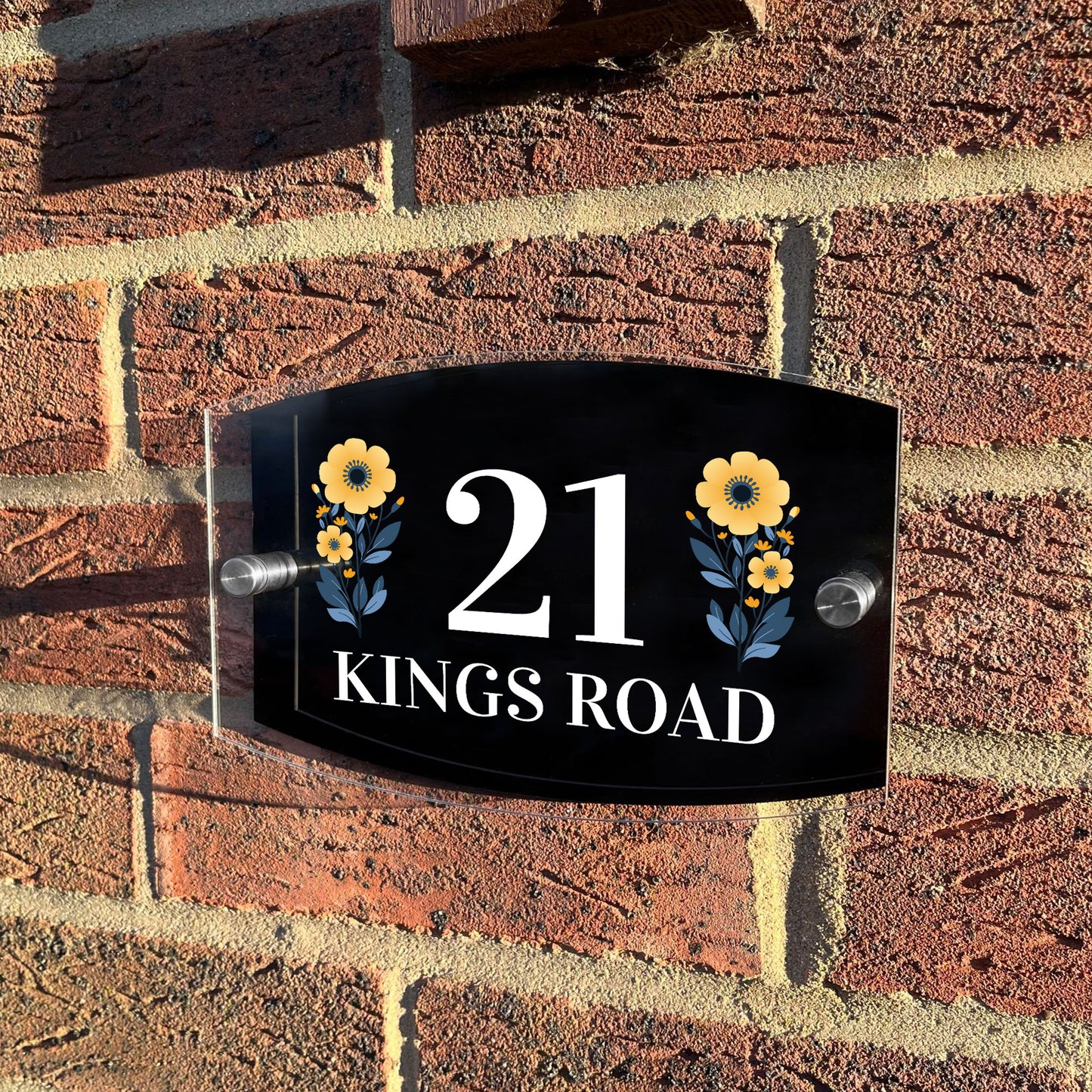 Contemporary House Sign Plaque Door Number Address Road Number
