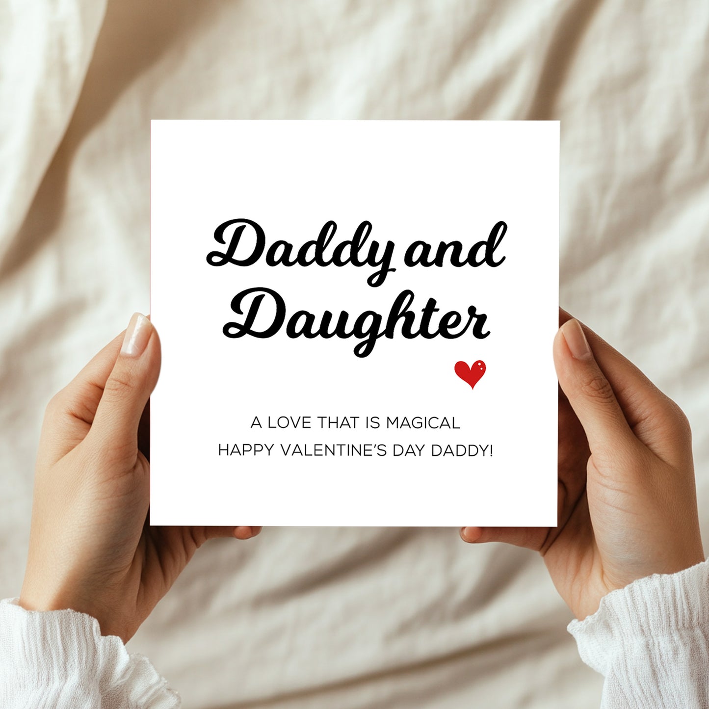 Valentines Card For Daddy Valentine Card Daddy Daughter Card