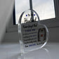 Never Forget That I Love You Gift For Husband Acrylic Plaque
