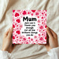 Mum Card For Birthday, Mothers Day Card With Envelope