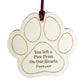 Pet Memorial Tree Decorations Engraved Christmas Bauble For Pets
