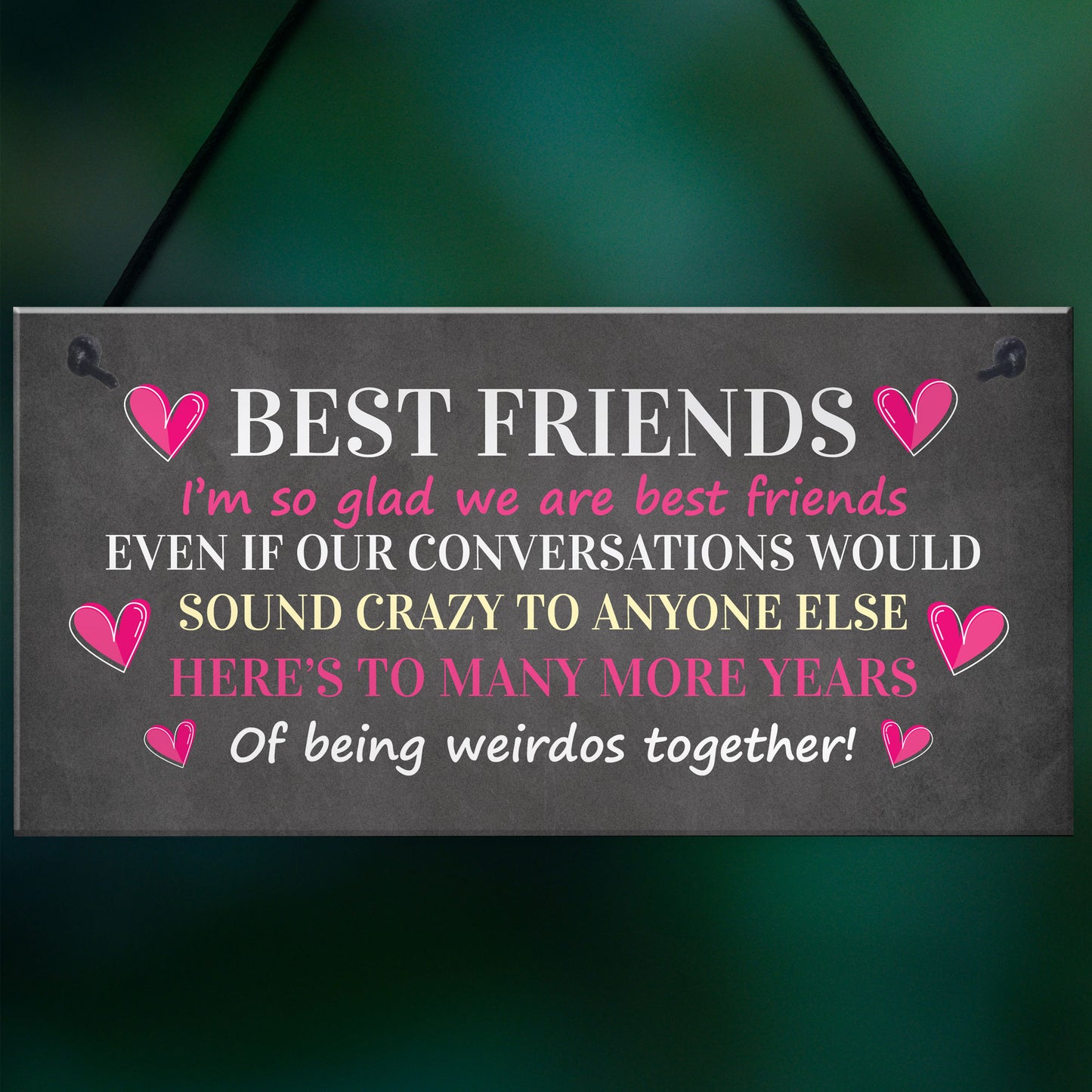 Best Friend Plaque Friendship Gift For Best Friend Miss You