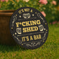 Funny Rude Bar Sign ITS A BAR Sign Wall Mounted Sign Man Cave