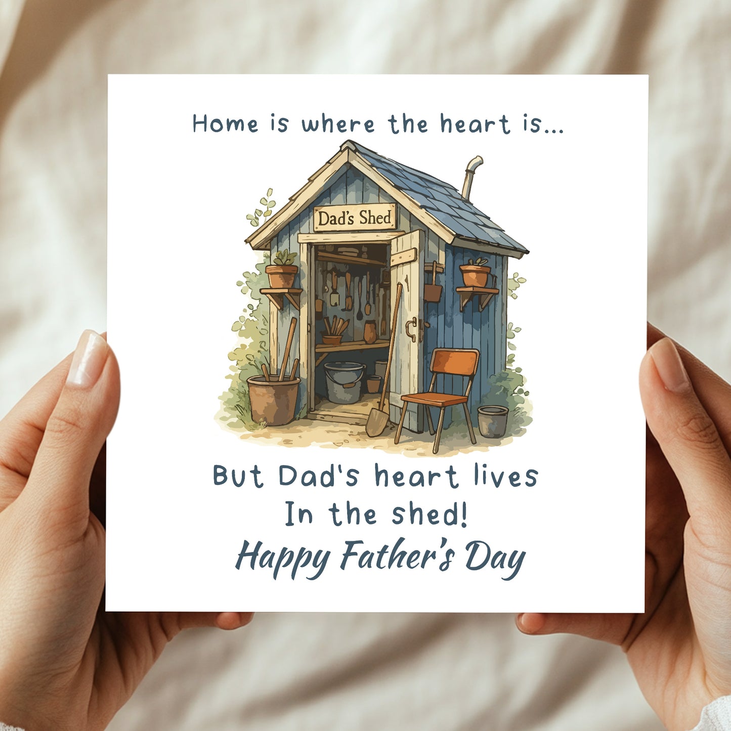 Funny Fathers Day Card For Dad From Daughter Son Kids