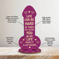 Funny Rude Plaque For Friend Family Partner Novelty Birthday
