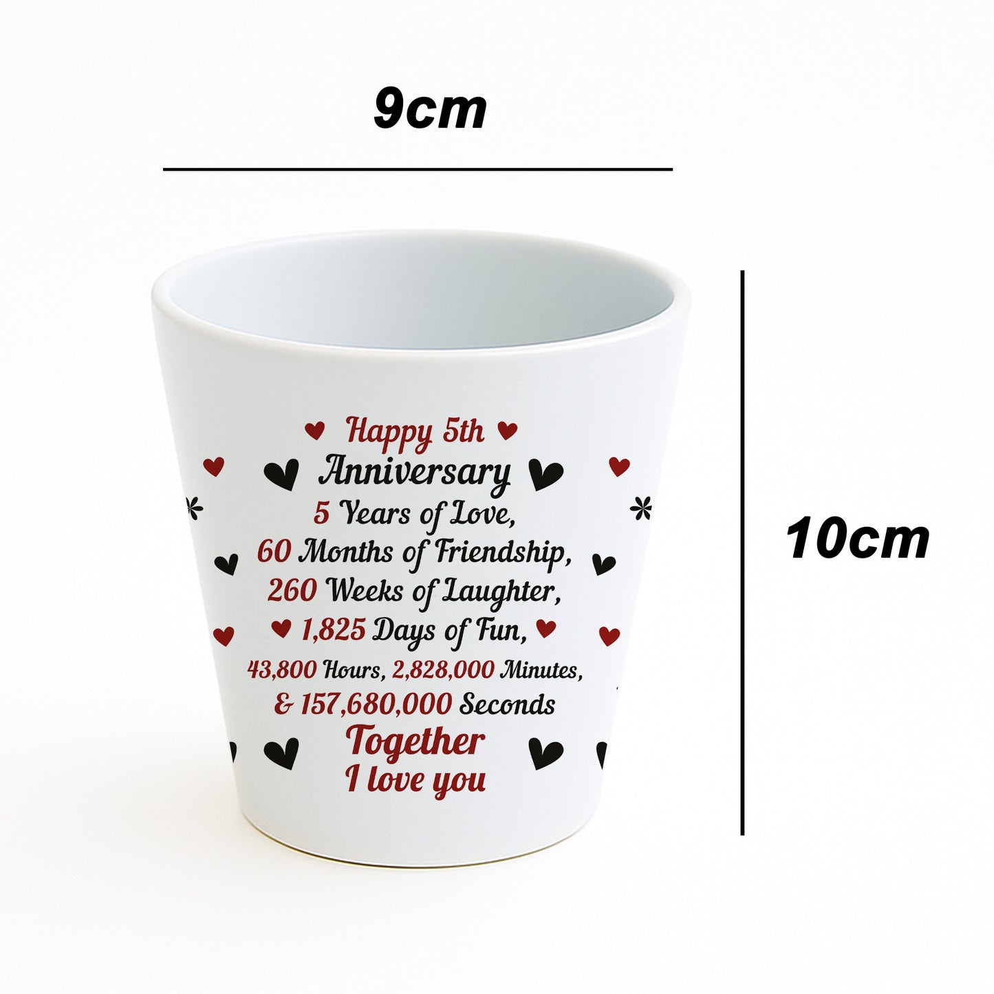 5th Anniversary Gifts For Wife Girlfriend Boyfriend Couple Gift