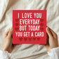 Valentines Day Card for Wife Husband Girlfriend Boyfriend