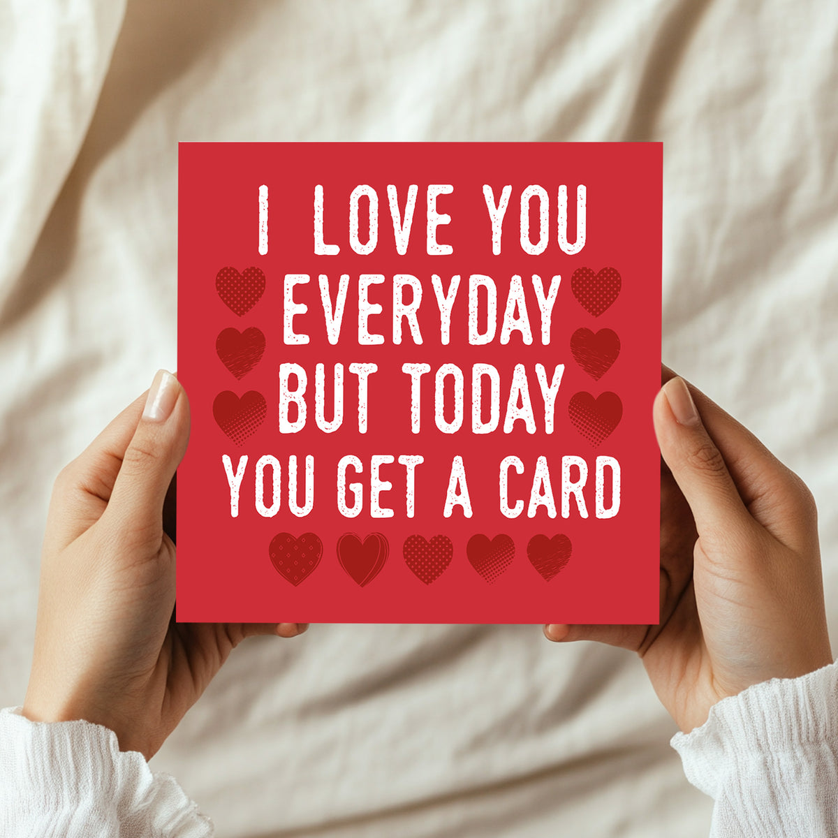 Valentines Day Card for Wife Husband Girlfriend Boyfriend