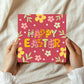 Floral Easter Card Cute Easter Card Happy Easter Card
