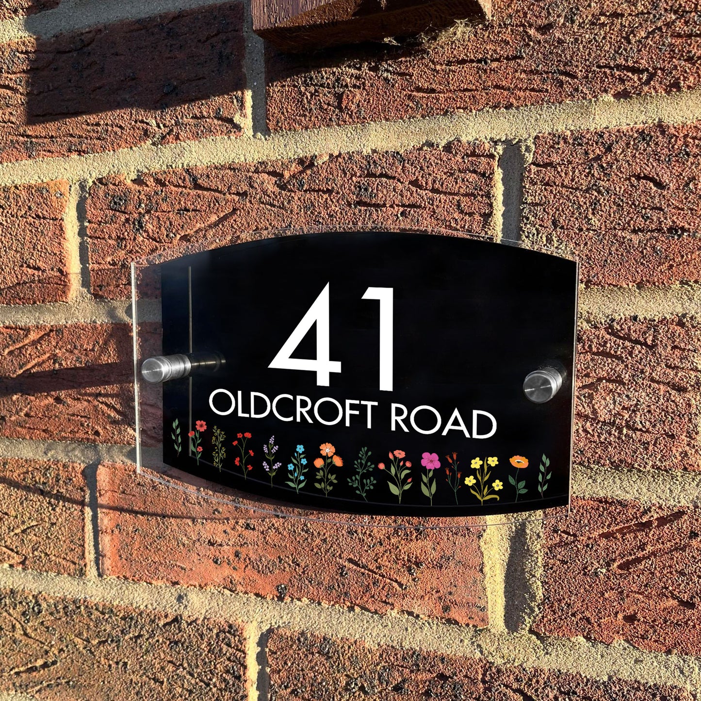 House Signs Acrylic Door Number Sign House Name Road Plate
