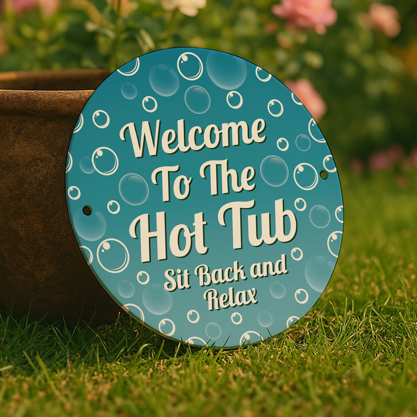 Hot Tub Sign For Outdoor Welcome To The Hot Tub Sign For Wall