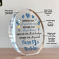 Novelty 13th Birthday Gifts For Son Grandson Inspirational Sign