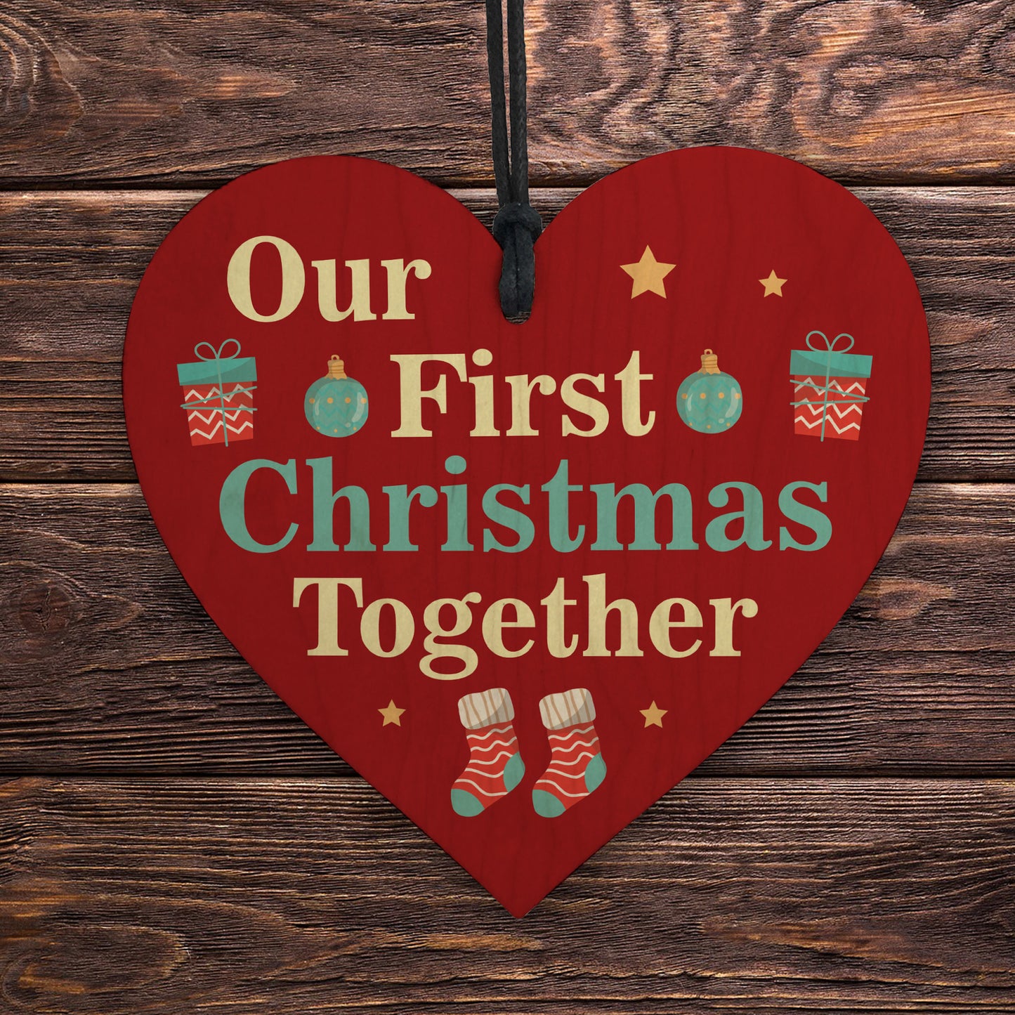 Our First Christmas Together Tree Bauble Couple Gifts Boyfriend