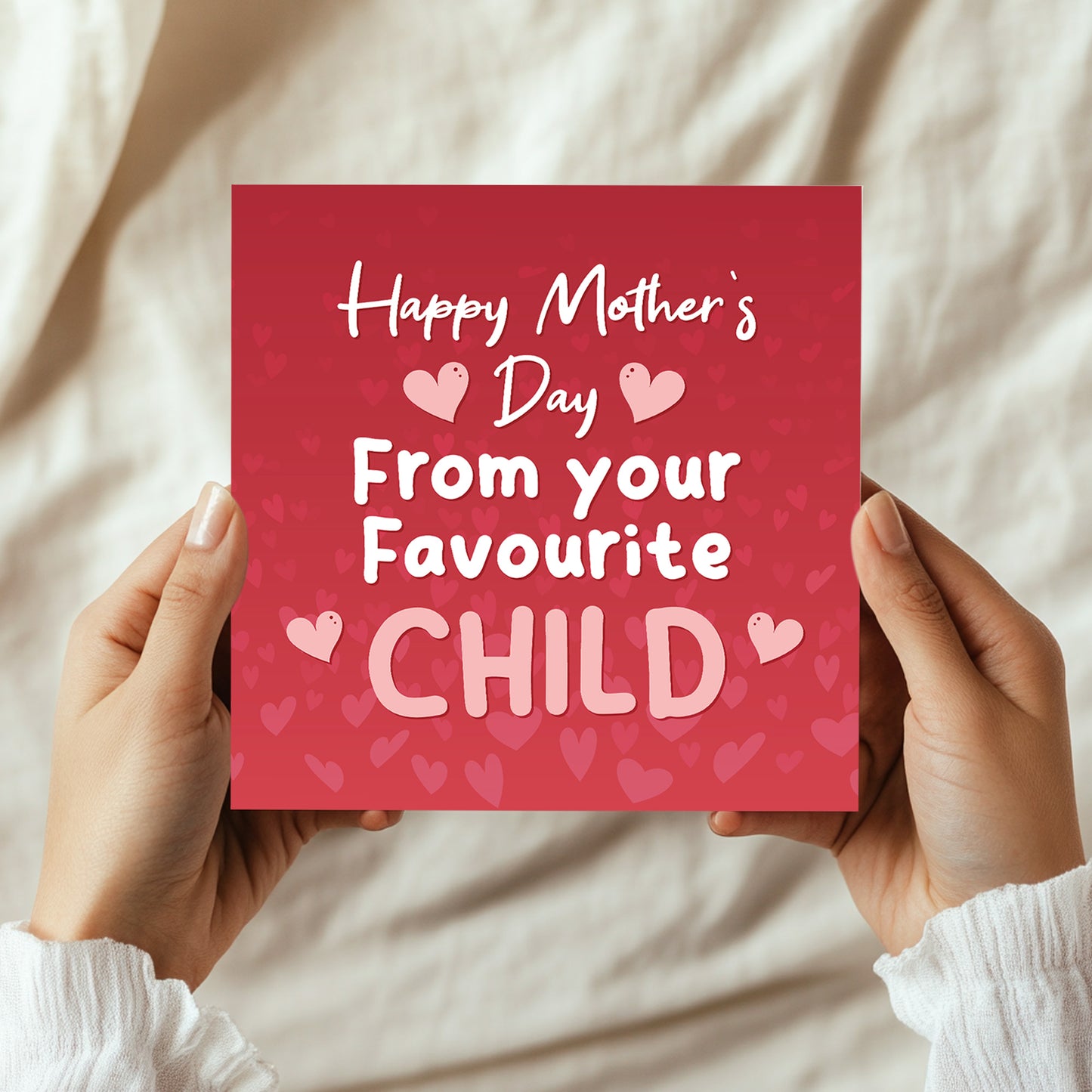 Funny Mothers Day Card From Your Favourite Child Mum Card