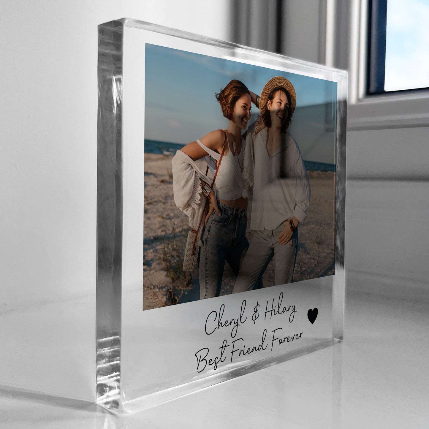 Gift For Best Friend Personalised Photo Plaque Gift For Her