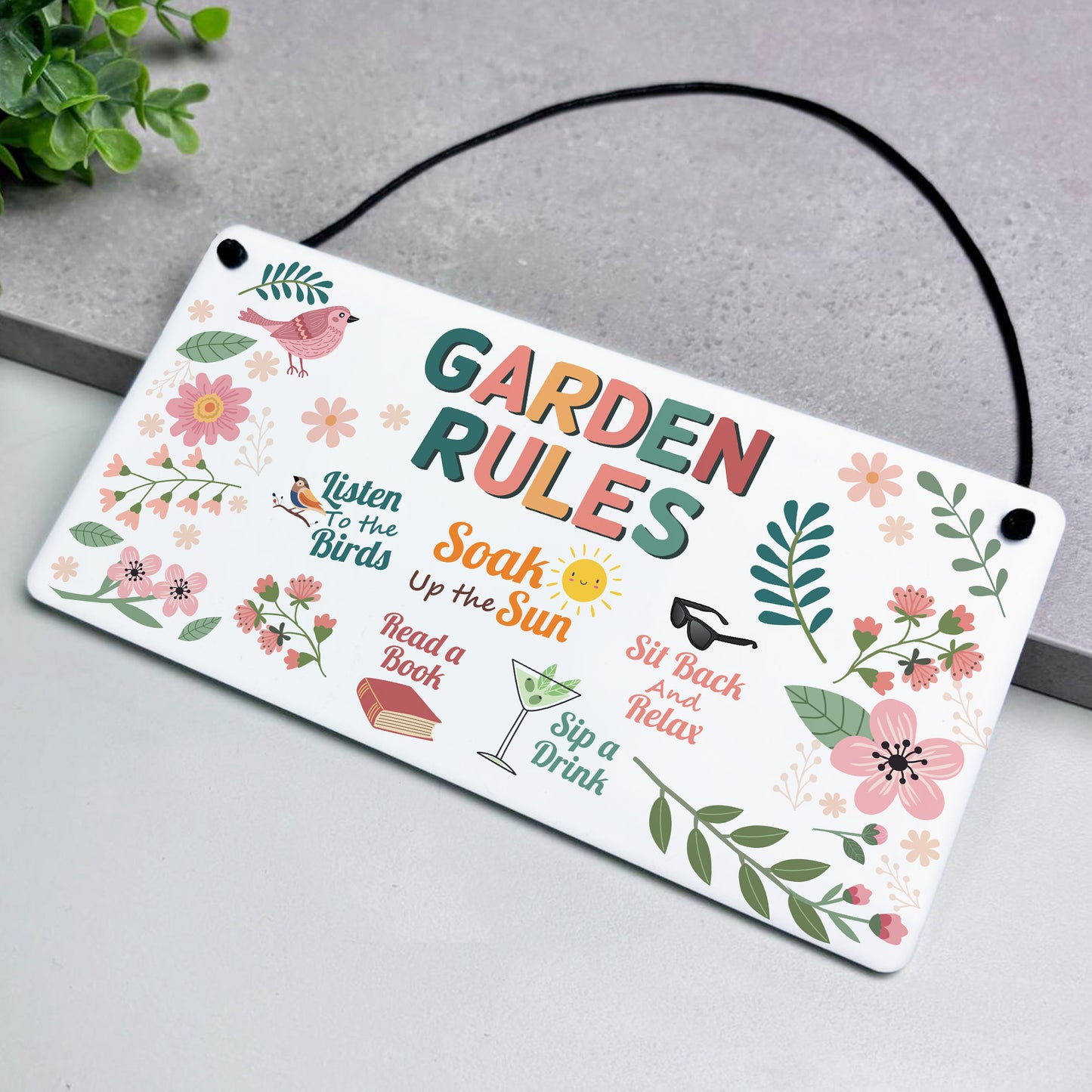 Garden Decoration Garden Signs For Outdoor Novelty Garden Rules