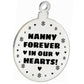 Mum Memorial Hanging Engraved Plaque Bauble Gift Graveside Decor
