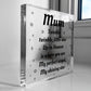 Mum Memorial Plaque For Mothers Day Birthday In Memory Plaque