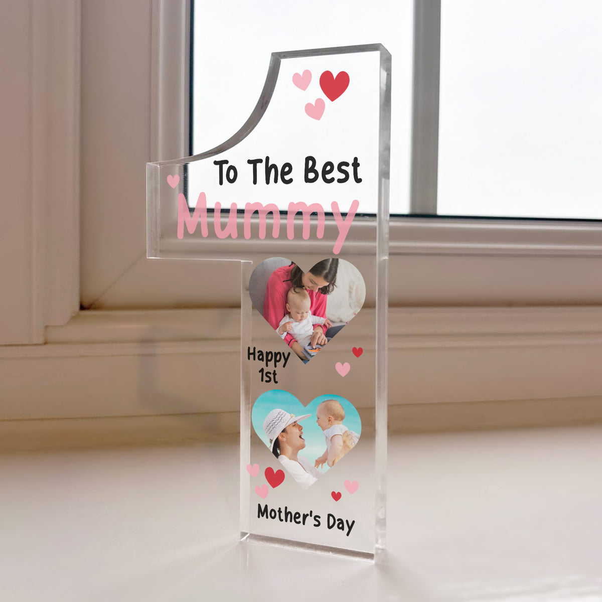 Personalised 1st Mothers Day Gift Photo Plaque Gift For New Mum